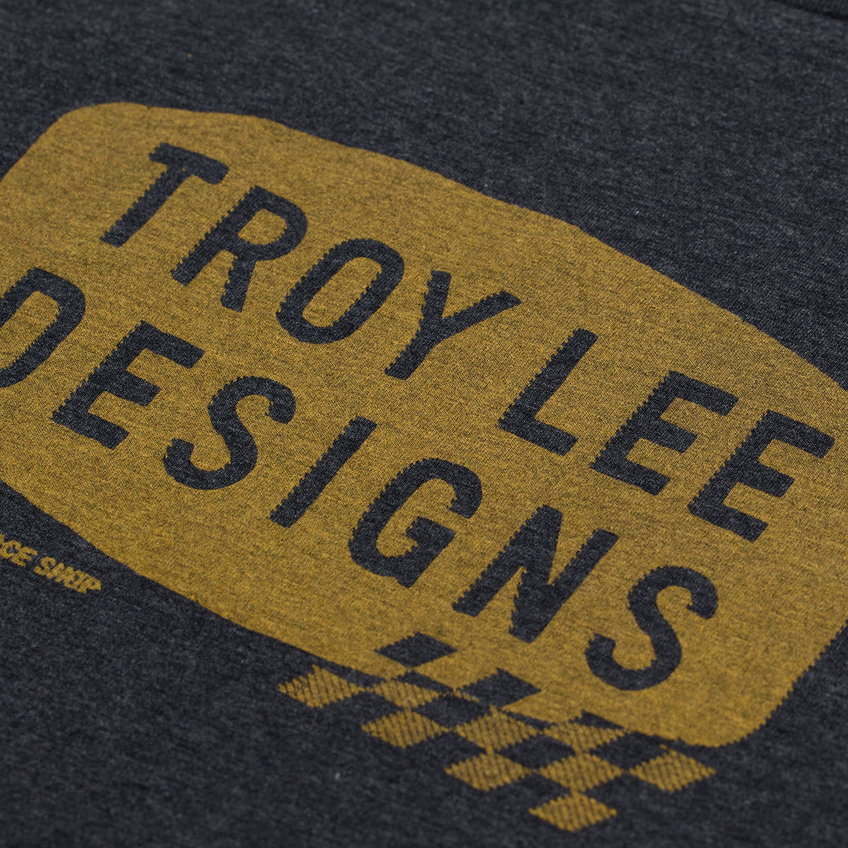 Troy Lee Designs SHORT SLEEVE TEE STAMP BLACK HEATHER PRINT