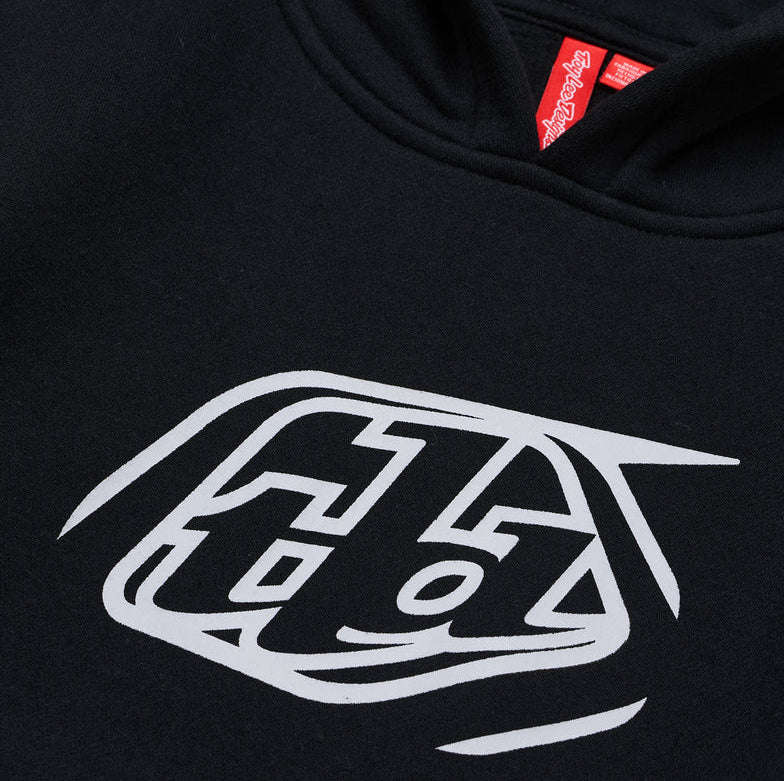 Troy Lee Designs YOUTH PULLOVER BADGE BLACK DETAILS