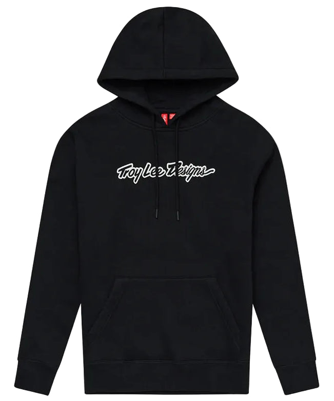 Troy Lee Designs YOUTH PULLOVER SIGNATURE BLACK FRONT