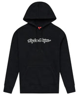 Troy Lee Designs YOUTH PULLOVER SIGNATURE BLACK FRONT