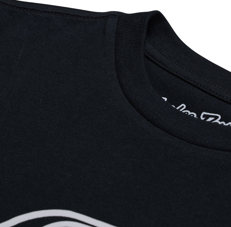 Troy Lee Designs YOUTH SHORT SLEEVE TEE BADGE BLACK DETAILS