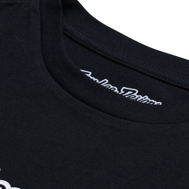 Troy Lee Designs YOUTH SHORT SLEEVE TEE SIGNATURE BLACK DETAILS