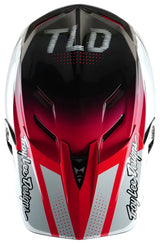 Troy Lee Designs D4 AS CARBON HELMET DRIP WHITE