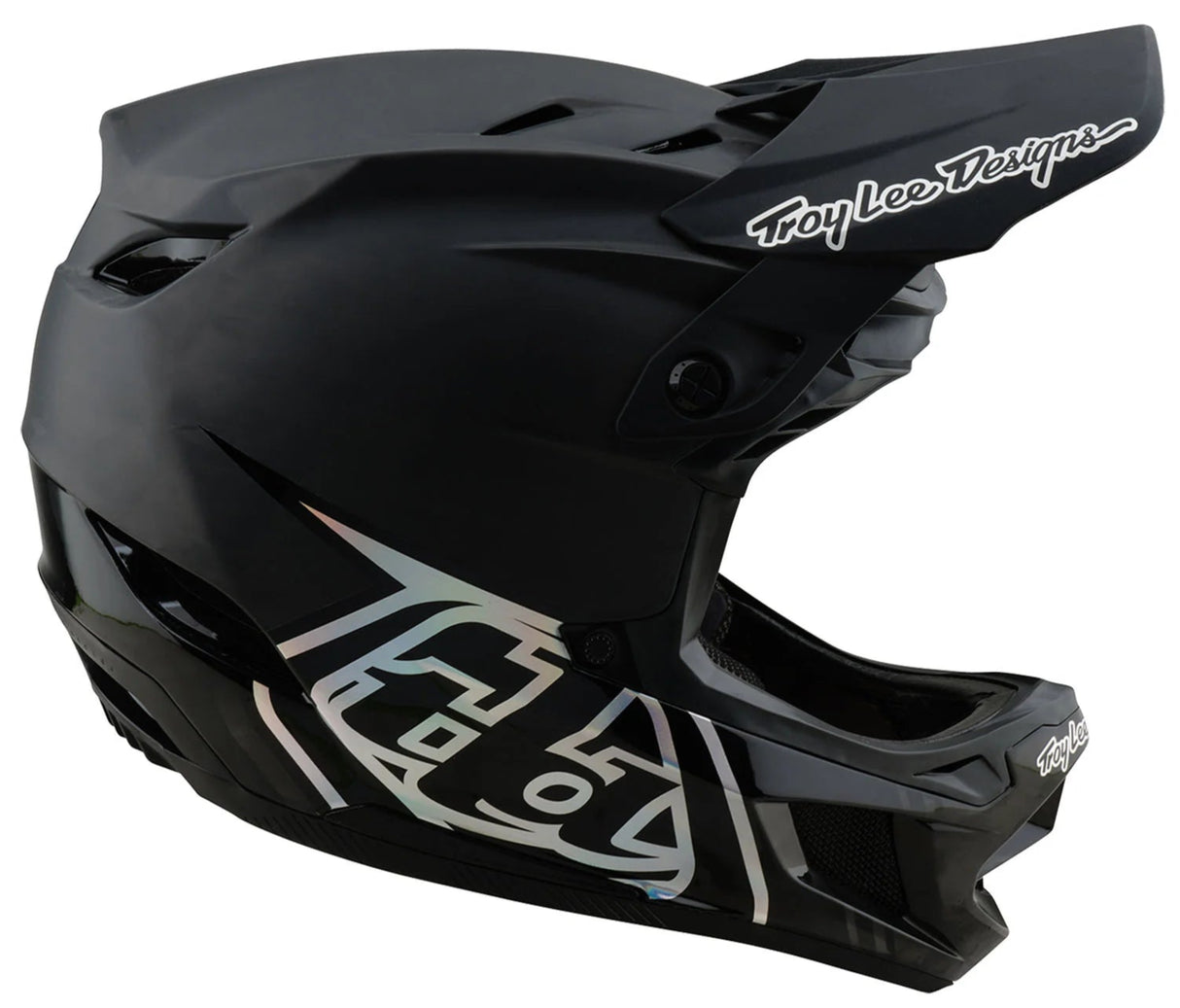 Troy Lee Designs D4 AS CARBON HELMET STEALTH BLACK