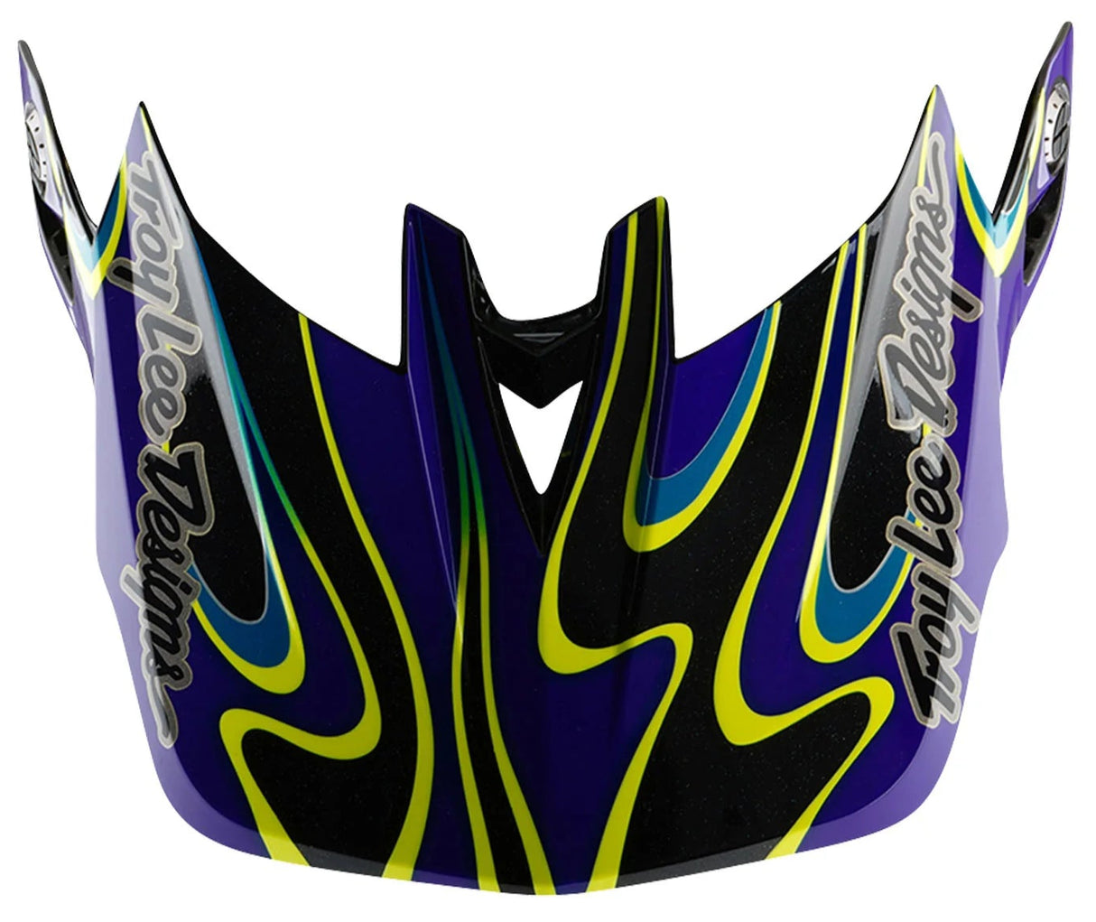 Troy Lee Designs D4 AS CARBON HELMET TORCHED  BLACK / PURPLE