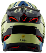 Troy Lee Designs D4 AS COMPOSITE HELMET DRIP GLO YELLOW