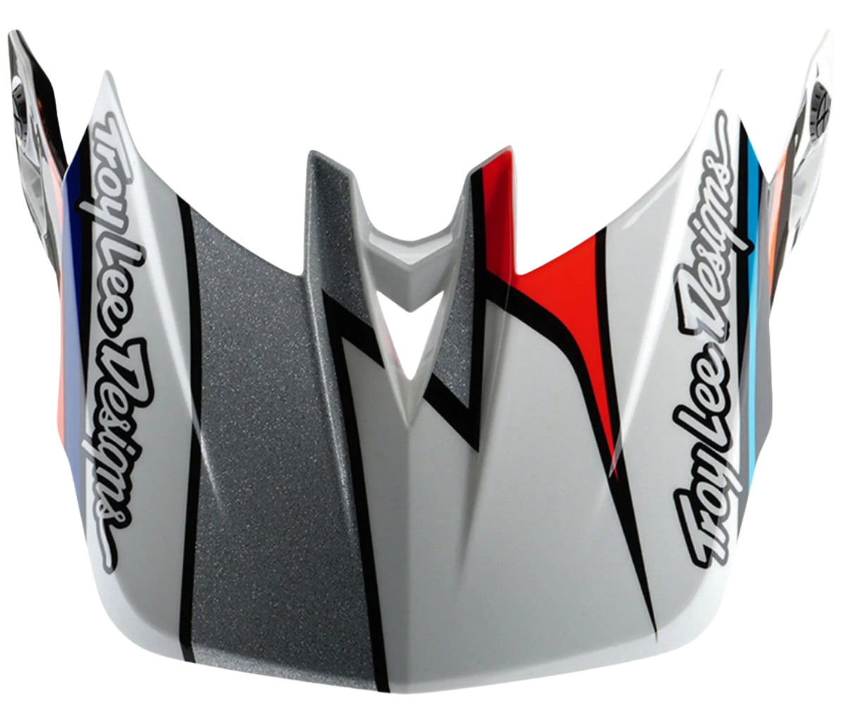 Troy Lee Designs D4 AS COMPOSITE HELMET FRAMES WHITE / SILVER