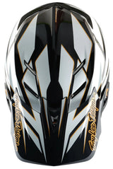 Troy Lee Designs D4 AS COMPOSITE HELMET GHOSTWING WHITE