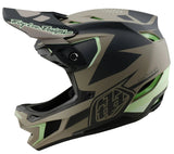 Troy Lee Designs D4 AS COMPOSITE HELMET OPTIC TIMBER