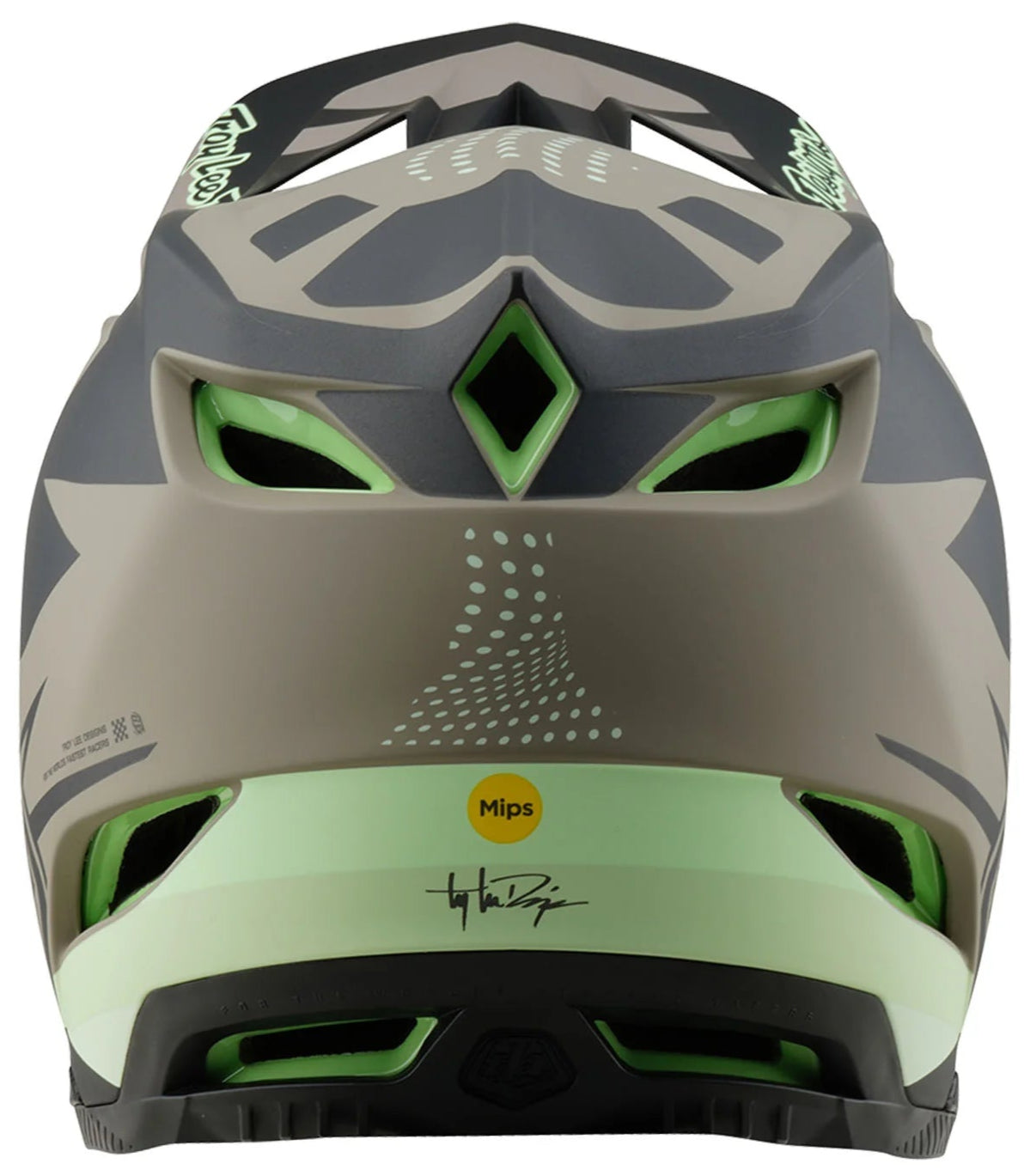 Troy Lee Designs D4 AS COMPOSITE HELMET OPTIC TIMBER