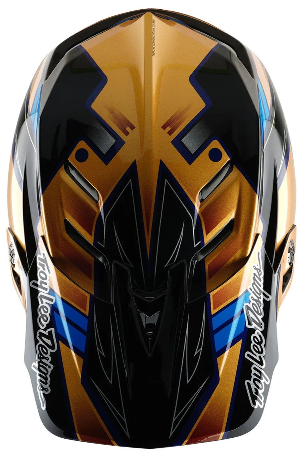 Troy Lee Designs D4 AS COMPOSITE HELMET ROYALTY BLACK / GOLD