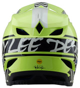 Troy Lee Designs D4 AS POLYACRYLITE HELMET FIFTY-50 NAVY / GLO YELLOW