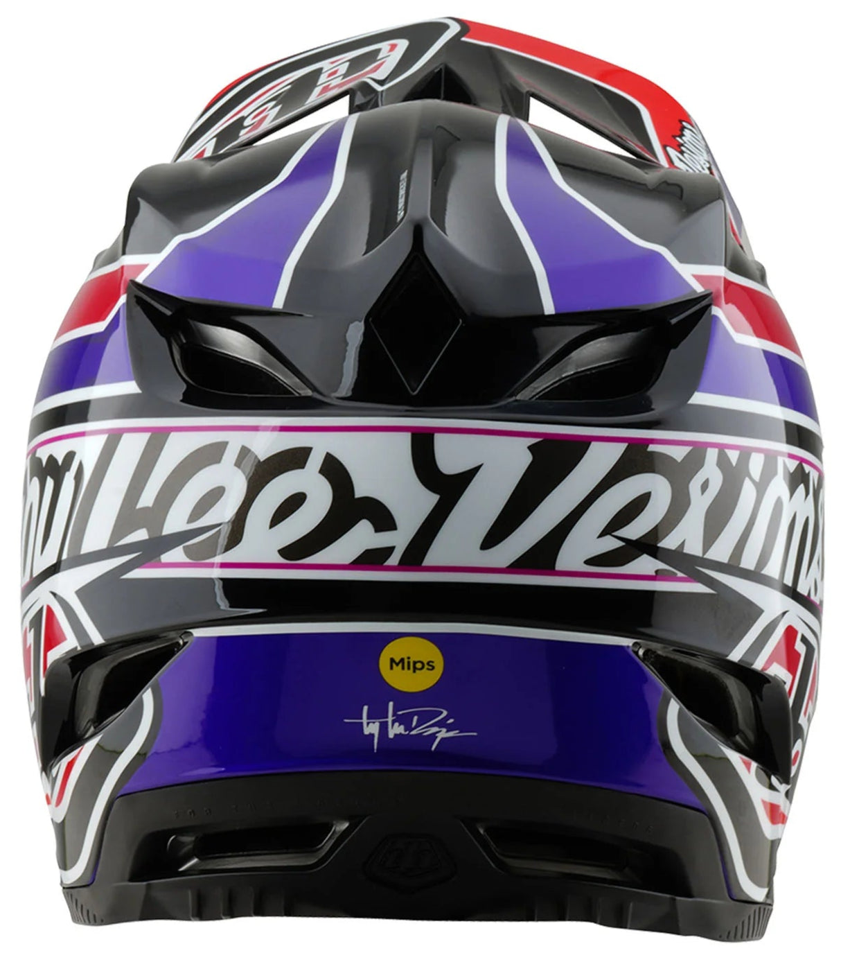 Troy Lee Designs D4 AS POLYACRYLITE HELMET LINEAR BLACK