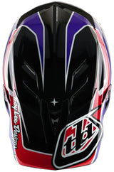 Troy Lee Designs D4 AS POLYACRYLITE HELMET LINEAR BLACK