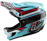 Troy Lee Designs D4 AS POLYACRYLITE HELMET LINEAR BLUE