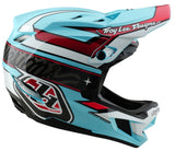 Troy Lee Designs D4 AS POLYACRYLITE HELMET LINEAR BLUE