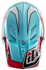 Troy Lee Designs D4 AS POLYACRYLITE HELMET LINEAR BLUE