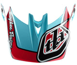 Troy Lee Designs D4 AS POLYACRYLITE HELMET LINEAR BLUE