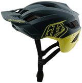 Troy Lee Designs FLOWLINE SE AS HELMET BADGE GRAY / GLO YELLOW