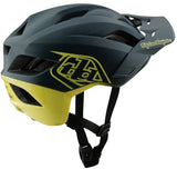 Troy Lee Designs FLOWLINE SE AS HELMET BADGE GRAY / GLO YELLOW