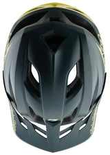 Troy Lee Designs FLOWLINE SE AS HELMET BADGE GRAY / GLO YELLOW 