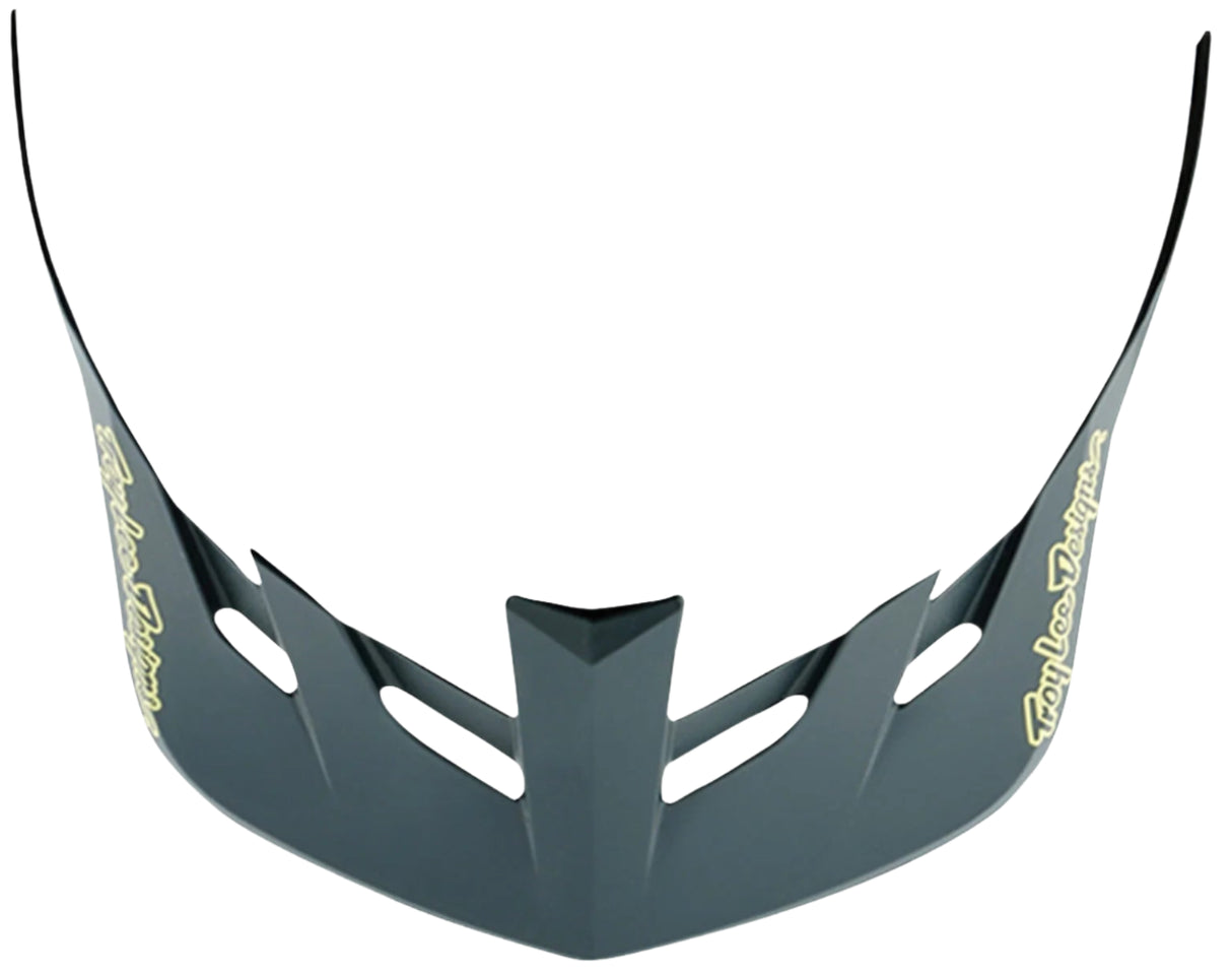 Troy Lee Designs FLOWLINE SE AS HELMET BADGE GRAY / GLO YELLOW 