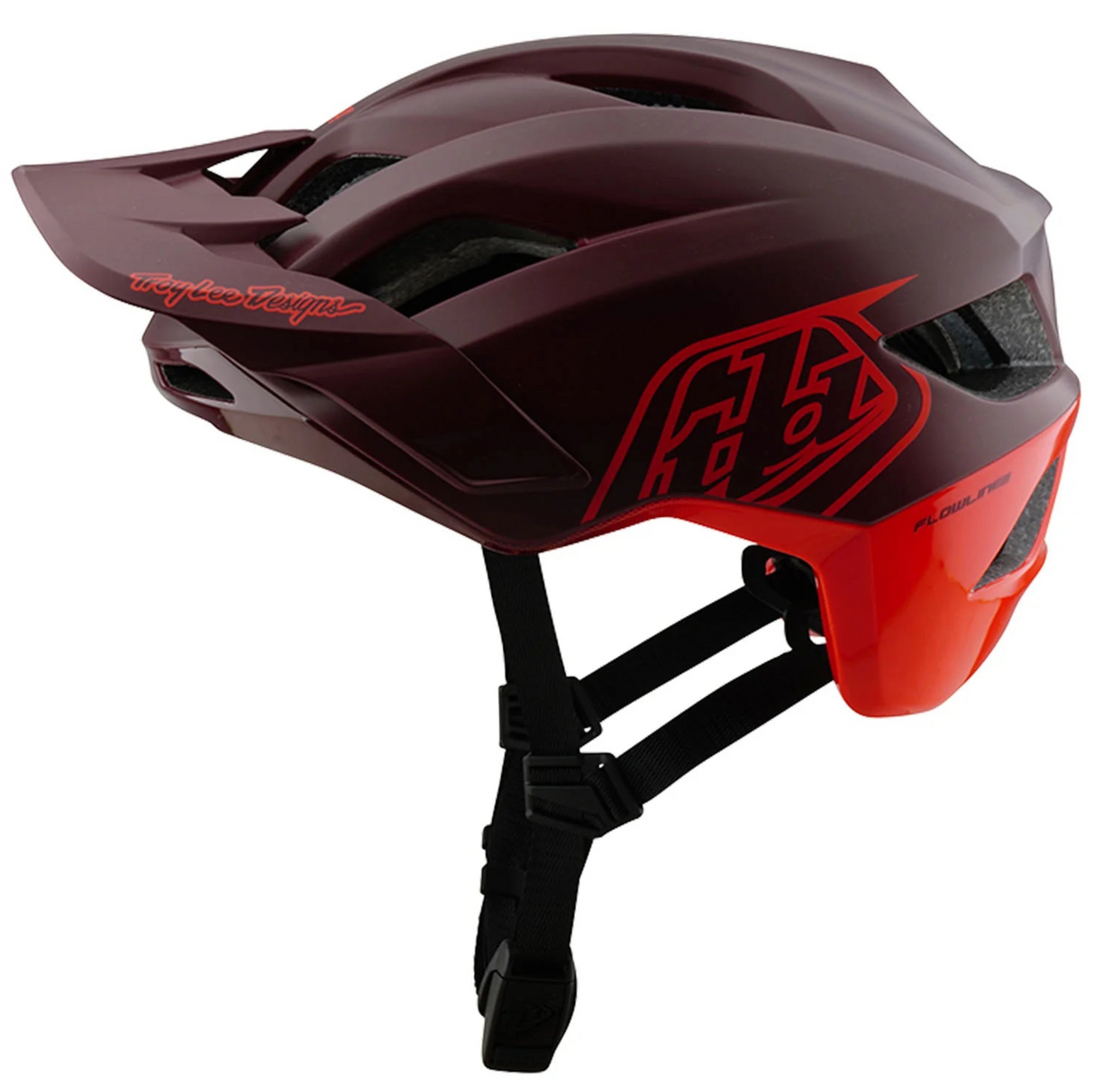 Troy Lee Designs FLOWLINE SE AS HELMET BADGE MAROON
