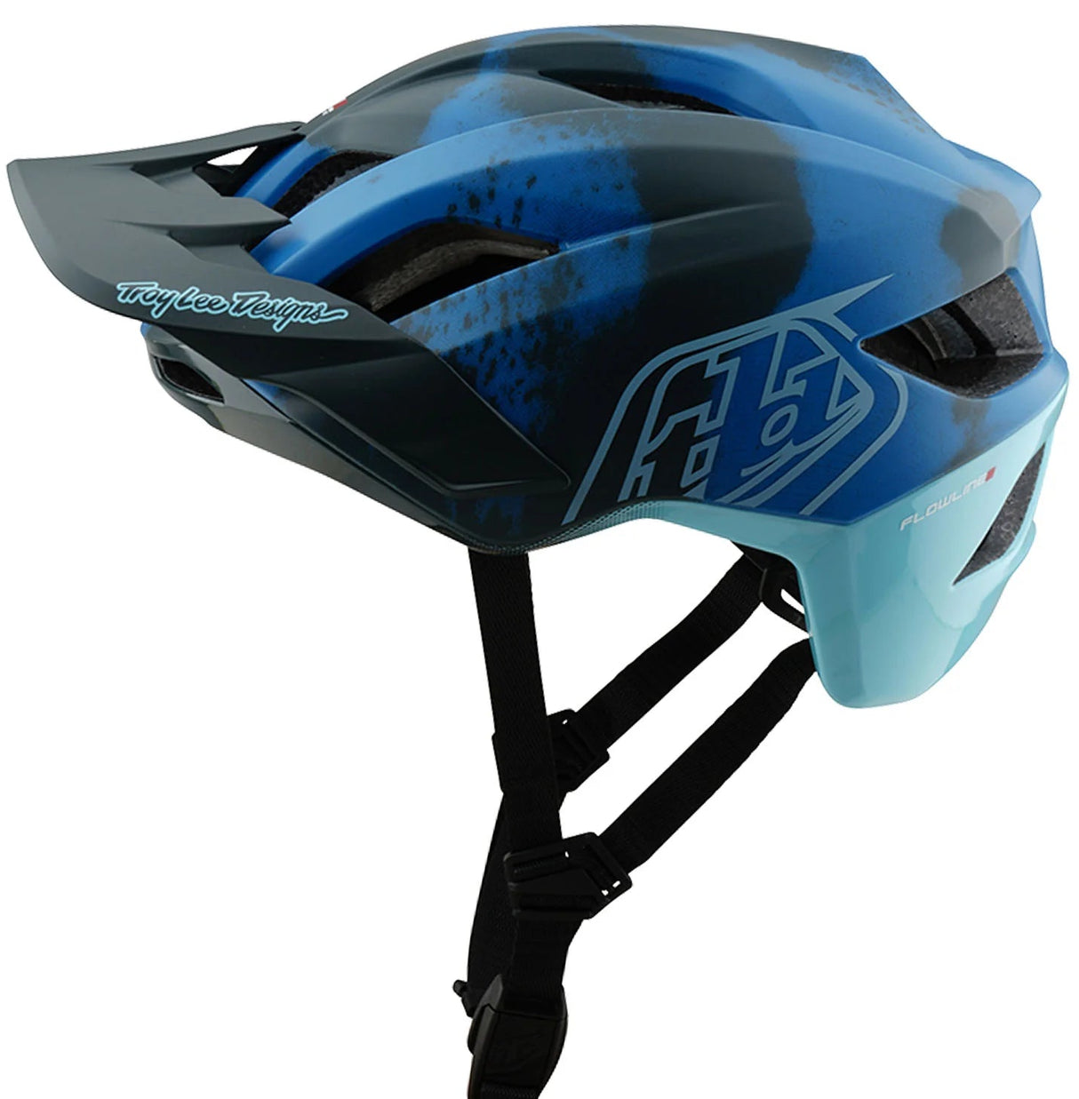 Troy Lee Designs FLOWLINE SE AS HELMET BADGE CAMO BLUE