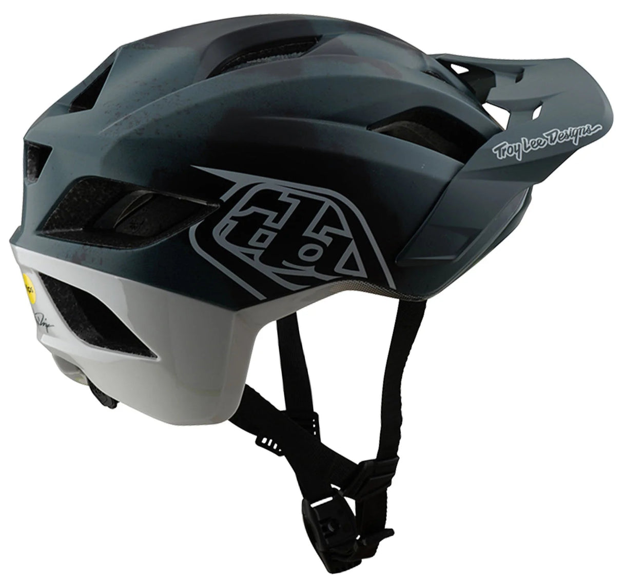 Troy Lee Designs FLOWLINE SE AS HELMET BADGE CAMO GRAY