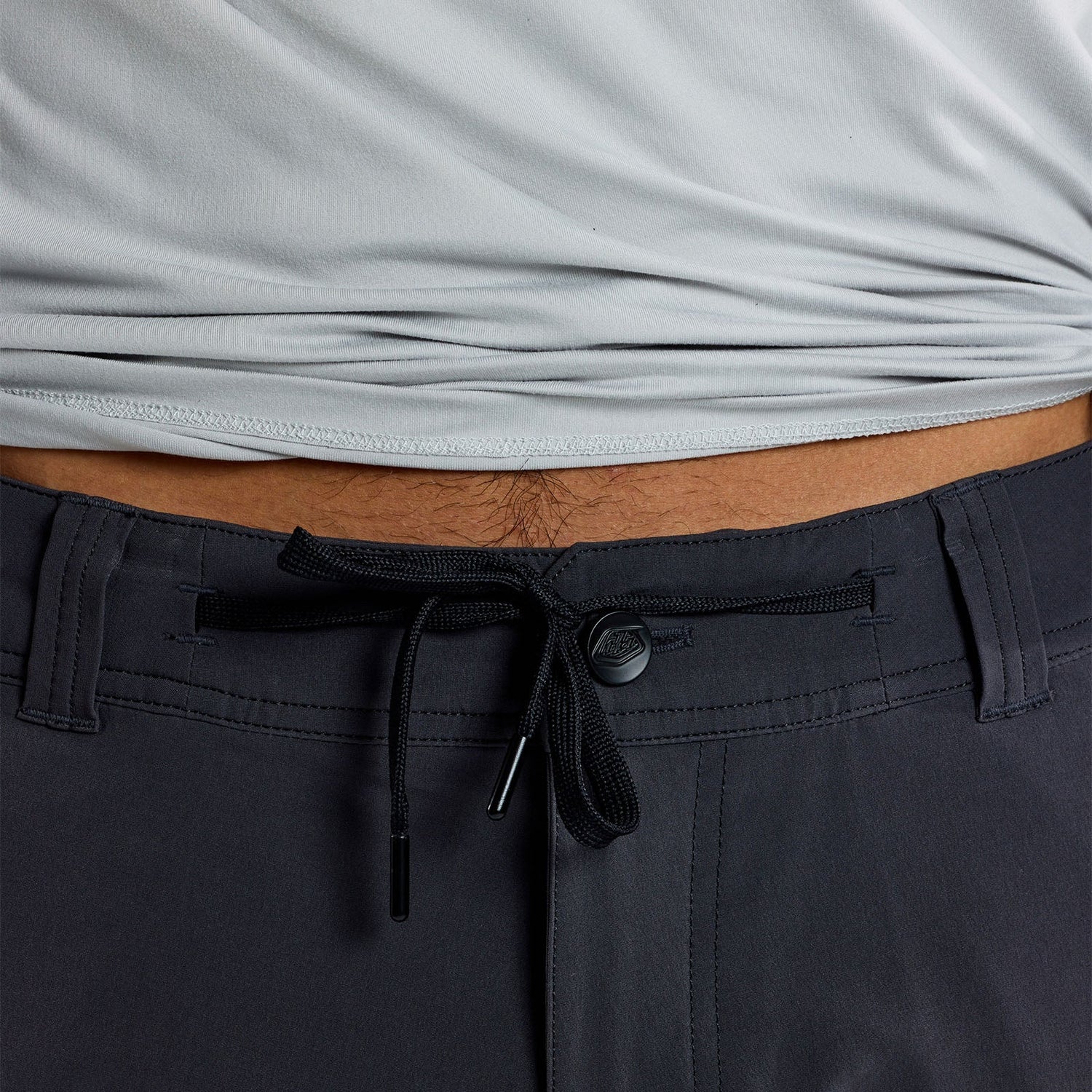 Troy Lee Designs RUCKUS LONG TRAVEL PANT MONO CARBON FRONT DETAIL