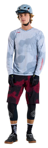 Troy Lee Designs SKYLINE AIR LS JERSEY FLARED CONCRETE FRONT FACING MODEL