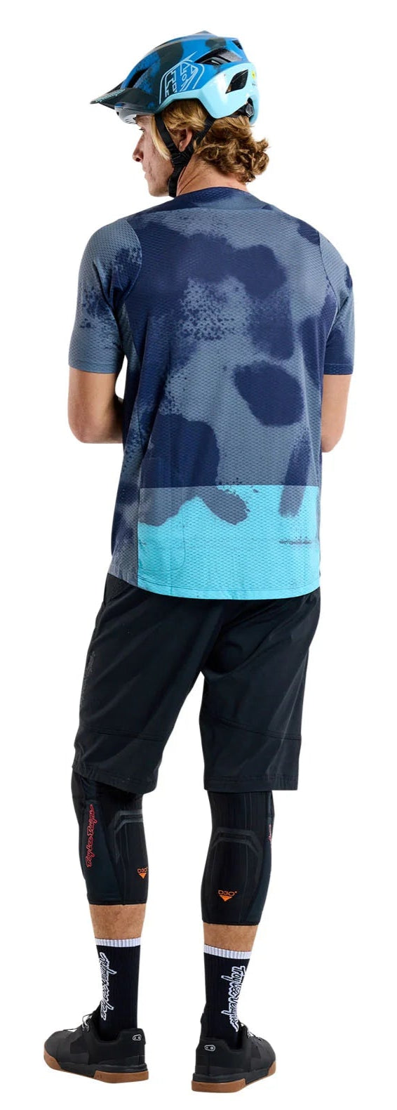 Troy Lee Designs SKYLINE AIR SS JERSEY FLARED STEEL BACK FACING MODEL