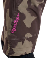 Troy Lee Designs SKYLINE SHORT W/LINER SCRUBLAND OLIVE BOTTOM DETAILS