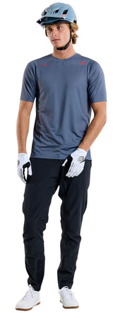 Troy Lee Designs SKYLINE SS JERSEY MONO STEEL BLUE FRONT FACING MODEL