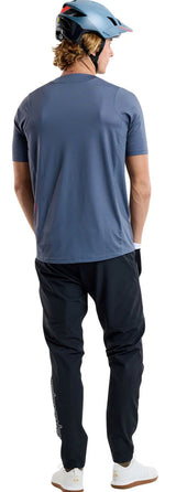 Troy Lee Designs SKYLINE SS JERSEY MONO STEEL BLUE BACK FACING MODEL
