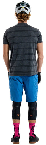 Troy Lee Designs SKYLINE TRAIL SHORT W/LINER WASHED OUT COBALT BACK FACING MODEL
