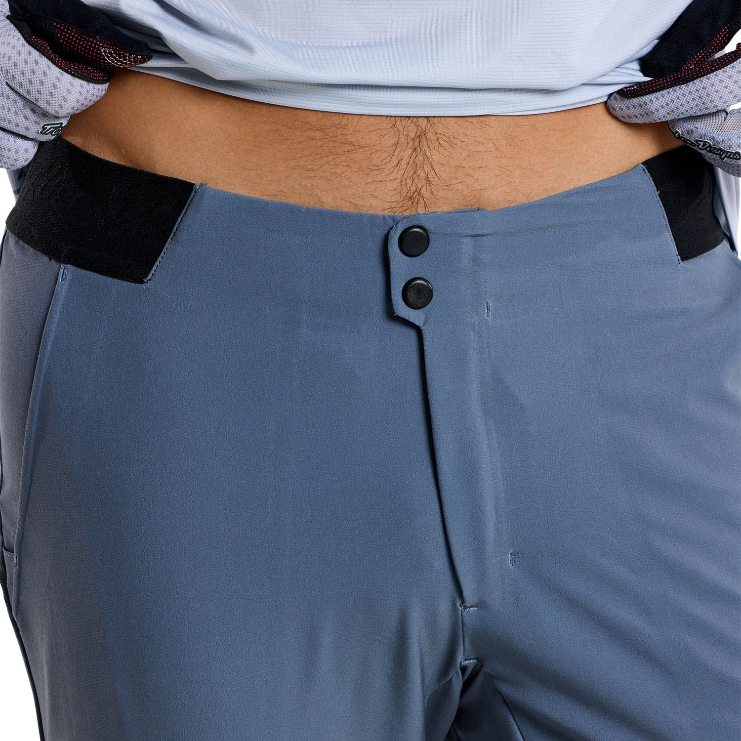 Troy Lee Designs SKYLINE SUPERLYTE PANT MONO STEEL BLUE BUTTON