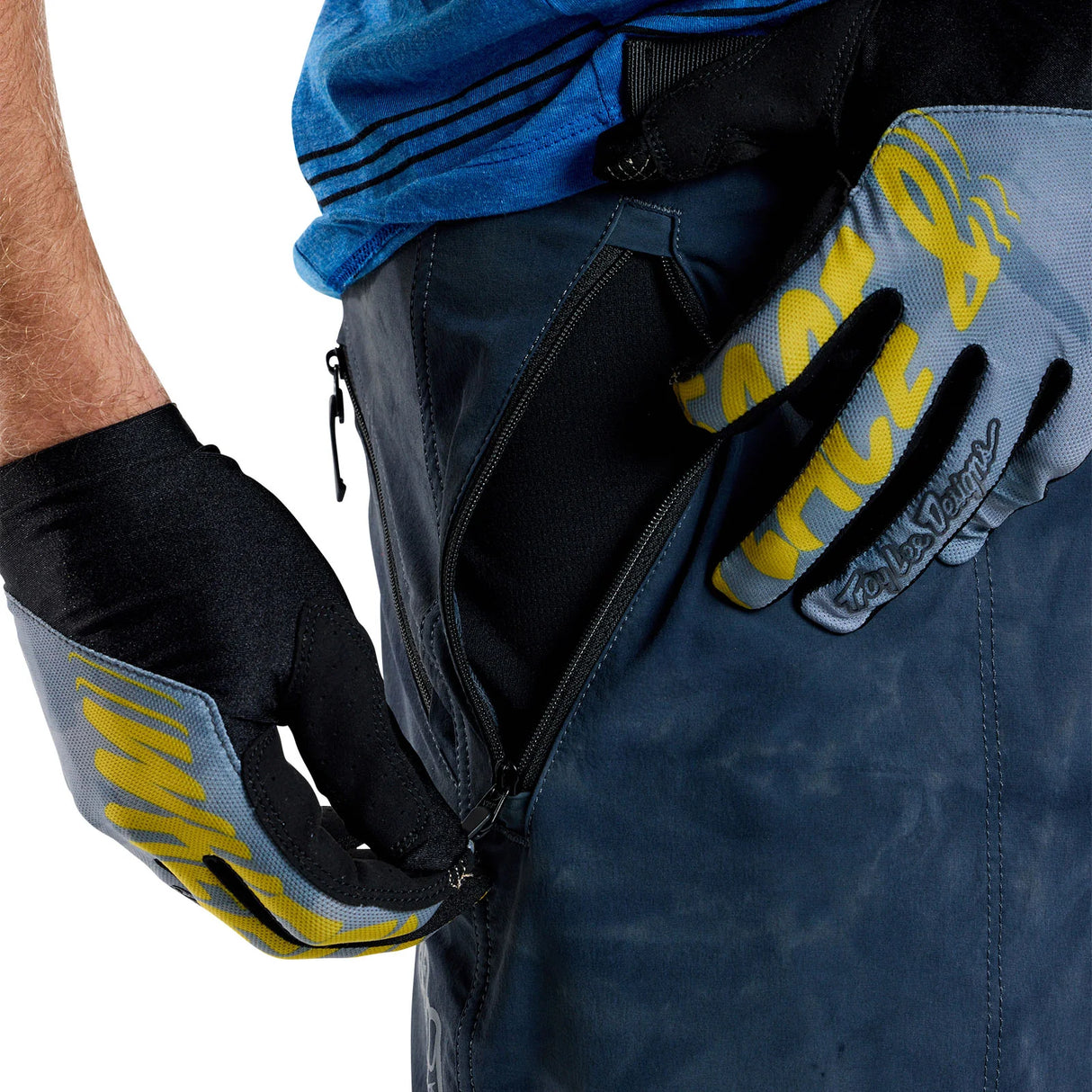 Troy Lee Designs SKYLINE TRAIL SHORT W/ LINER WASHED OUT DARK CLOUD POCKET