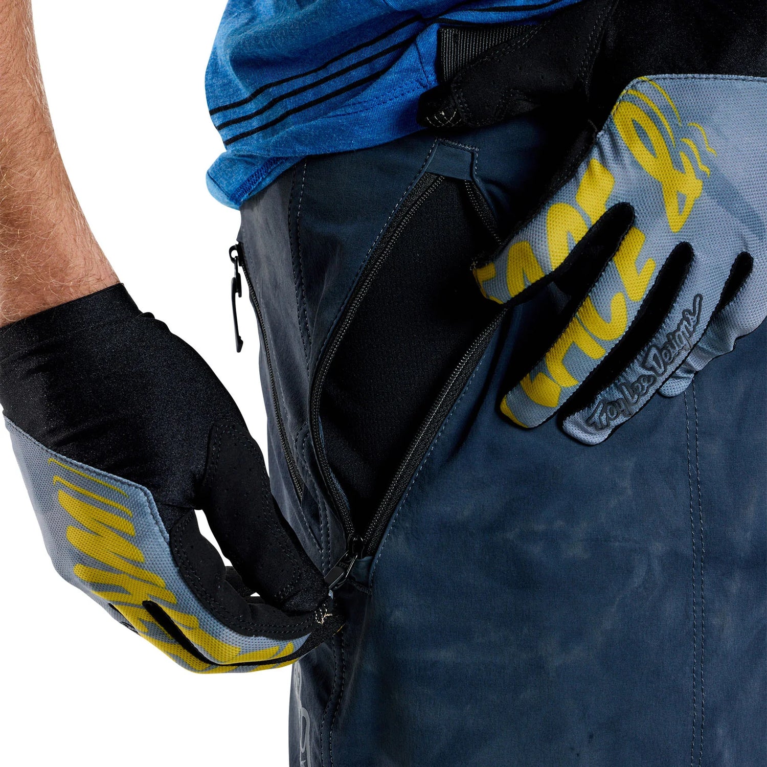 Troy Lee Designs SKYLINE TRAIL SHORT W/ LINER WASHED OUT DARK CLOUD POCKET