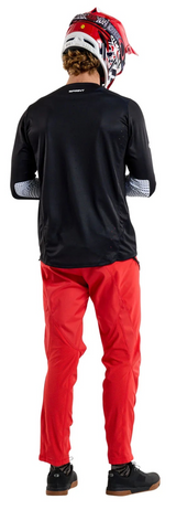 Troy Lee Designs SPRINT JERSEY MONO BLACK BACK FACING MODEL