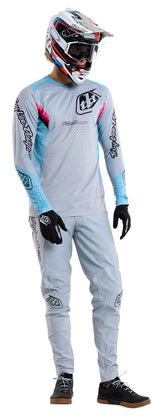 Troy Lee Designs SPRINT ULTRA JERSEY OPTIC MIST SIDE FRONT FACING MODEL