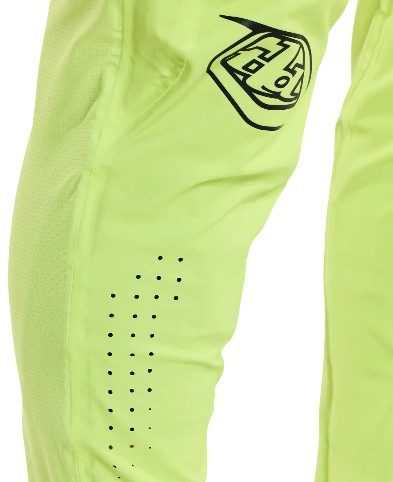 Troy Lee Designs SPRINT ULTRA PANT MONO GLO YELLOW BOTTOM DETAIL