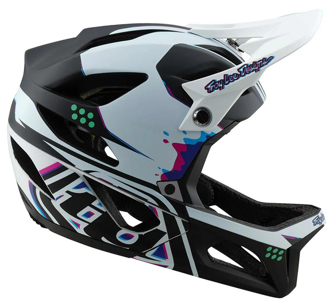 Troy Lee Designs STAGE AS HELMET TROOPER WHITE