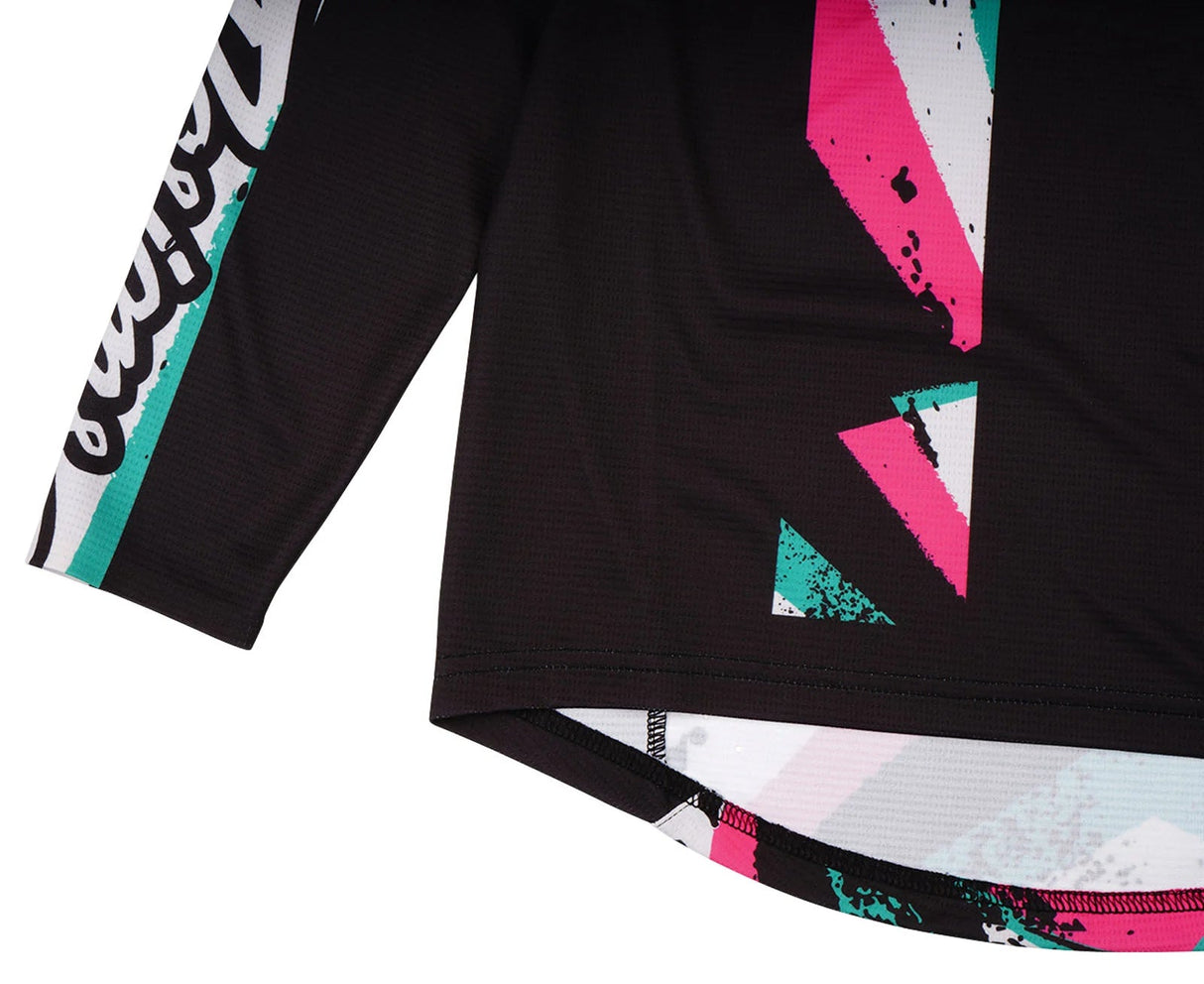 Troy Lee Designs YOUTH SPRINT JERSEY FULL PULL BLACK 