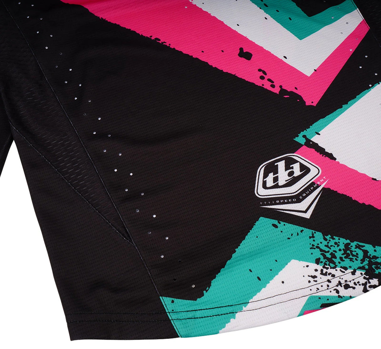 Troy Lee Designs YOUTH SPRINT JERSEY FULL PULL BLACK DETAIL