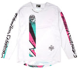 Troy Lee Designs YOUTH SPRINT JERSEY FULL PULL CHALK FRONT