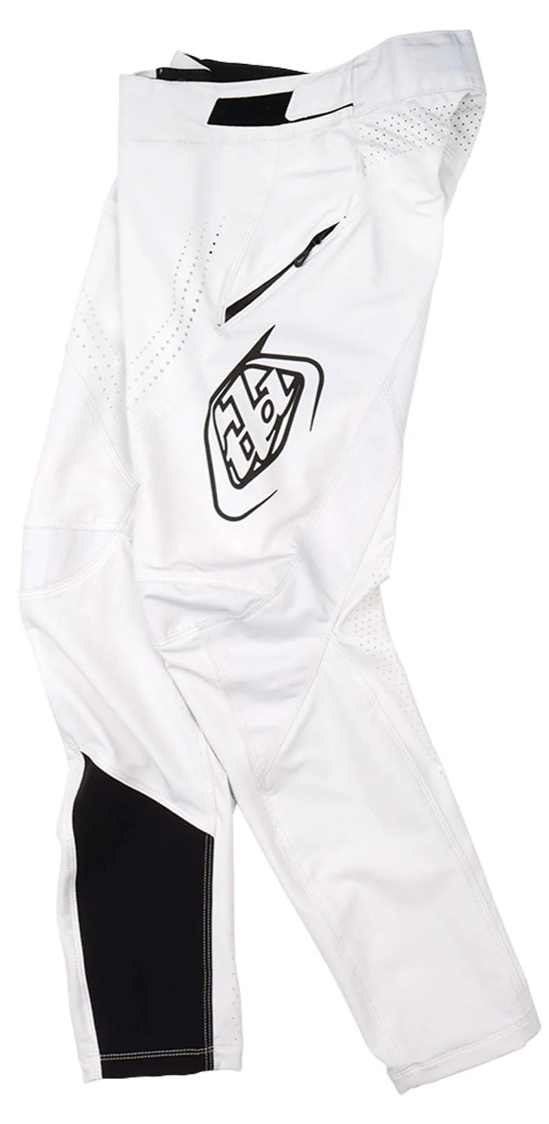 Troy Lee Designs YOUTH SPRINT PANT MONO CHALK SIDE FRONT