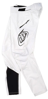 Troy Lee Designs YOUTH SPRINT PANT MONO CHALK SIDE FRONT