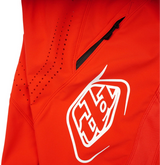 Troy Lee Designs YOUTH SPRINT PANT MONO FIERY RED SIDE DETAILS