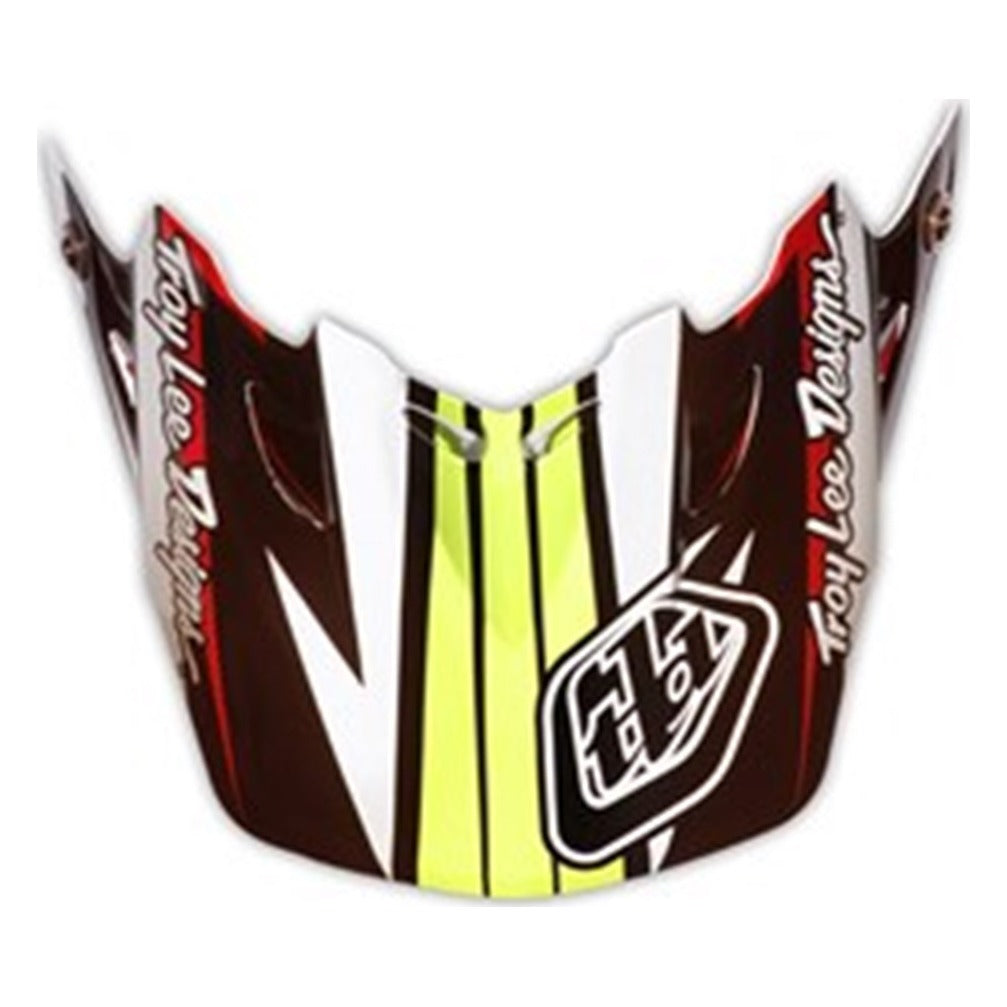 Troy Lee Designs 13 SE3 Visor - Cyclops Black / Red